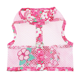 Cool Mesh Harness Hawaiian Hibiscus  Pink: DD-60977
